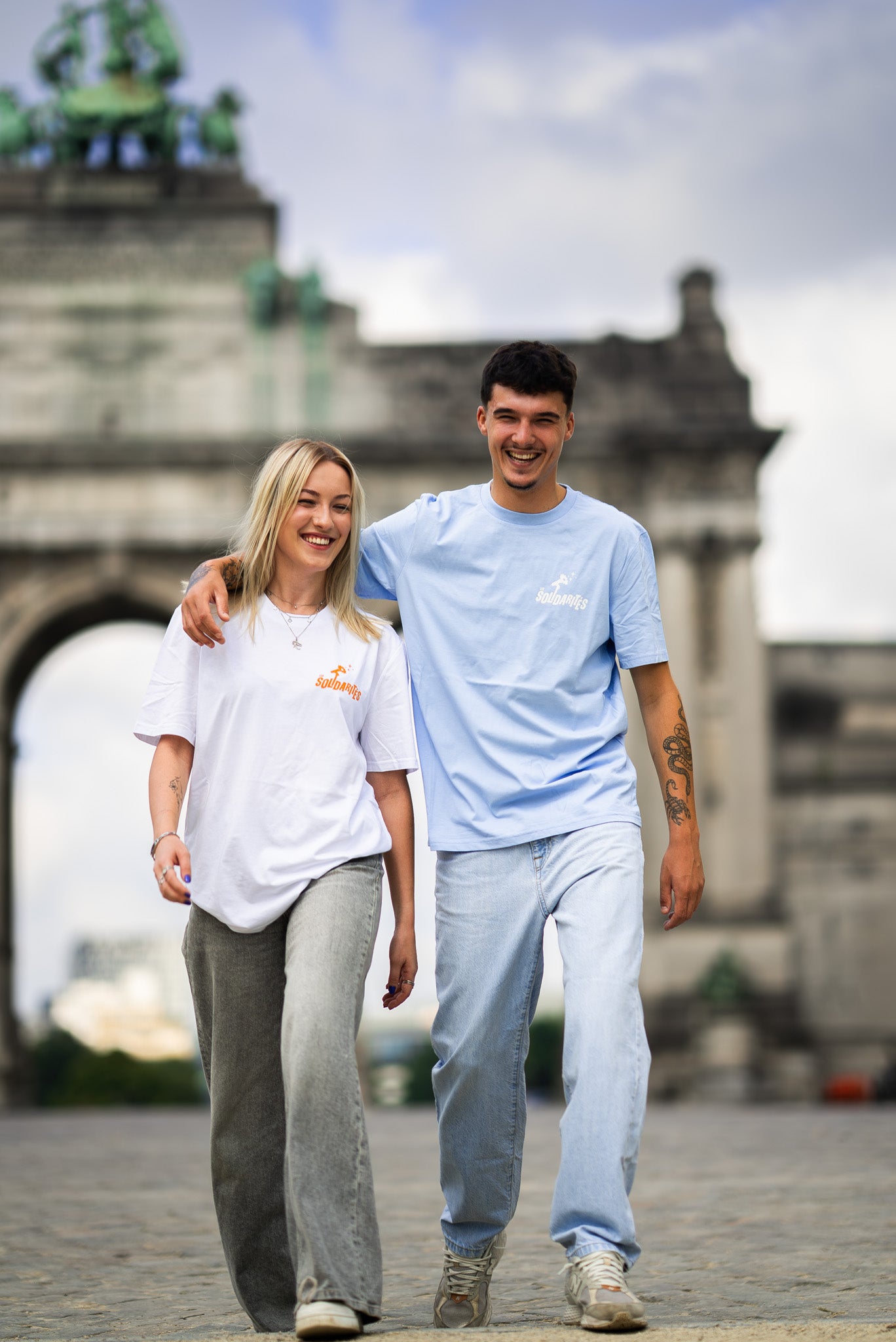 T-shirt bleu (H/F)